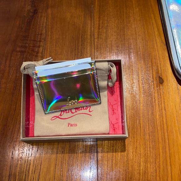Christian Louboutin Kios Specchio Laser/Metal Wallet - Picture 2 of 5